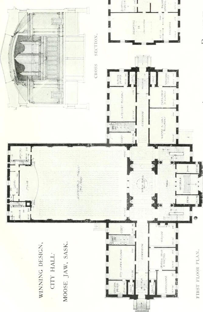 An illustration from Construction : a journal for the architectural engineering and contracting interests of Canada, 1913, leaf 16