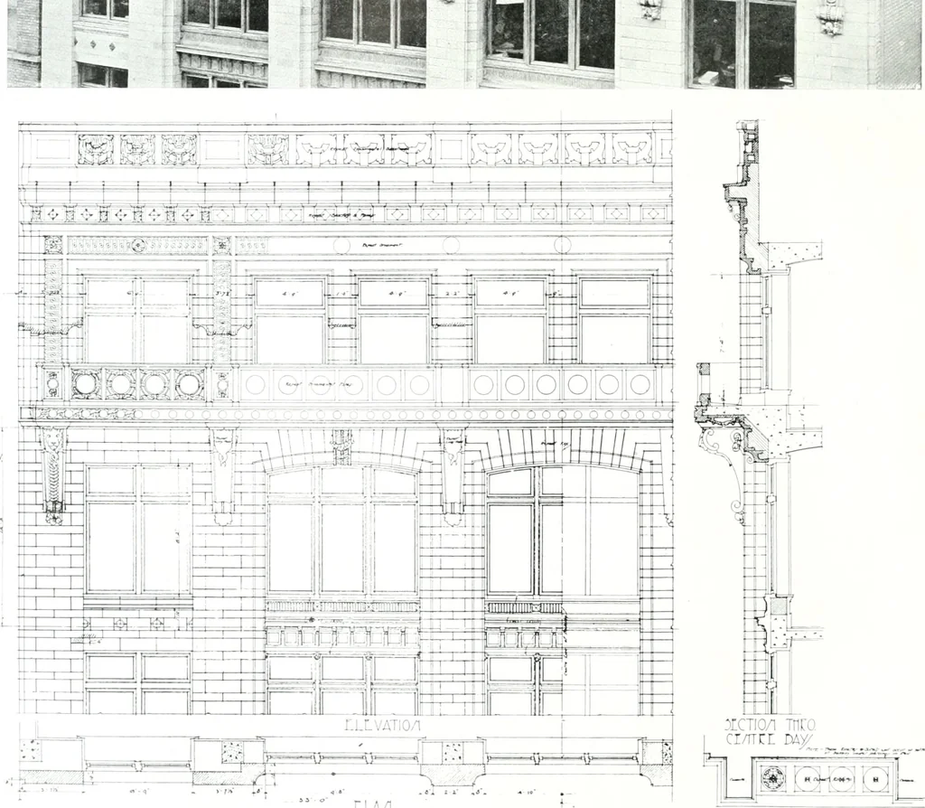 An illustration from Construction : a journal for the architectural engineering and contracting interests of Canada, 1913, leaf 177