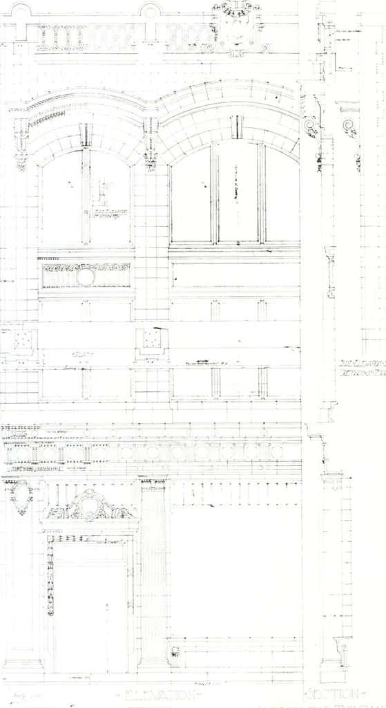 An illustration from Construction : a journal for the architectural engineering and contracting interests of Canada, 1913, leaf 179