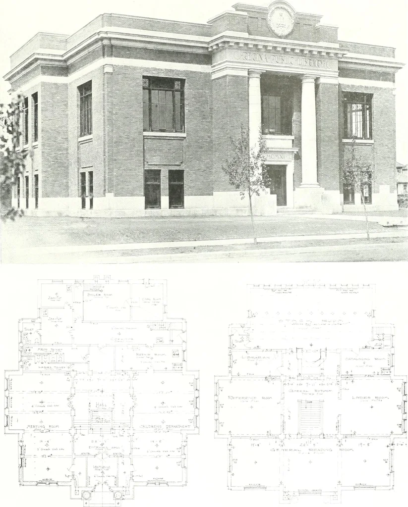 An illustration from Construction : a journal for the architectural engineering and contracting interests of Canada, 1913, leaf 194