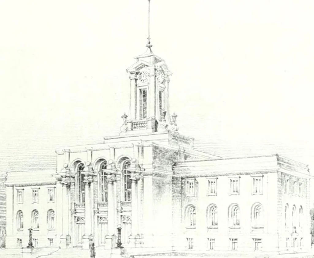 An illustration from Construction : a journal for the architectural engineering and contracting interests of Canada, 1913, leaf 20