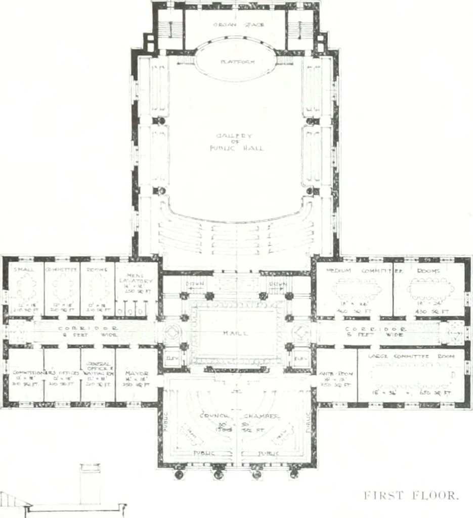 An illustration from Construction : a journal for the architectural engineering and contracting interests of Canada, 1913, leaf 20