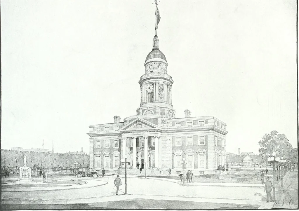 An illustration from Construction : a journal for the architectural engineering and contracting interests of Canada, 1913, leaf 21