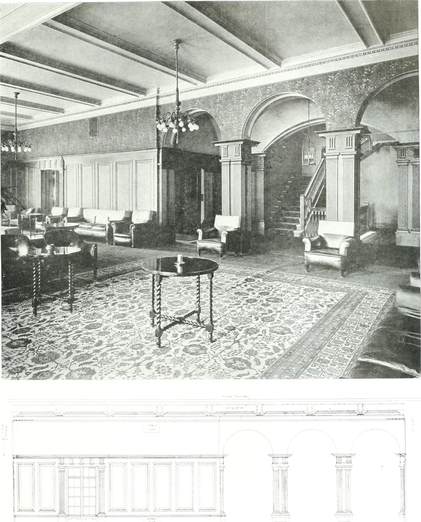 An illustration from Construction : a journal for the architectural engineering and contracting interests of Canada, 1913, leaf 238
