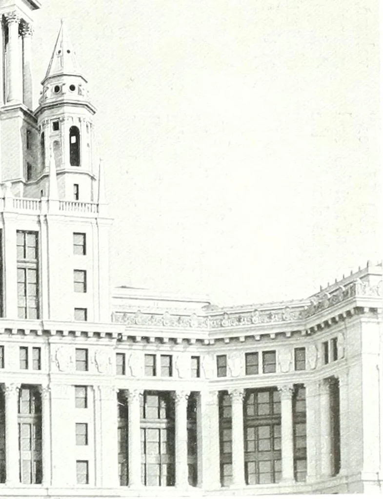 An illustration from Construction : a journal for the architectural engineering and contracting interests of Canada, 1913, leaf 328