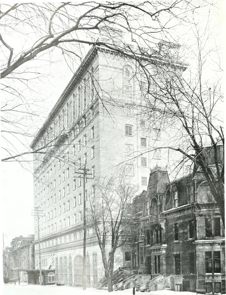 An illustration from Construction : a journal for the architectural engineering and contracting interests of Canada, 1913, leaf 45