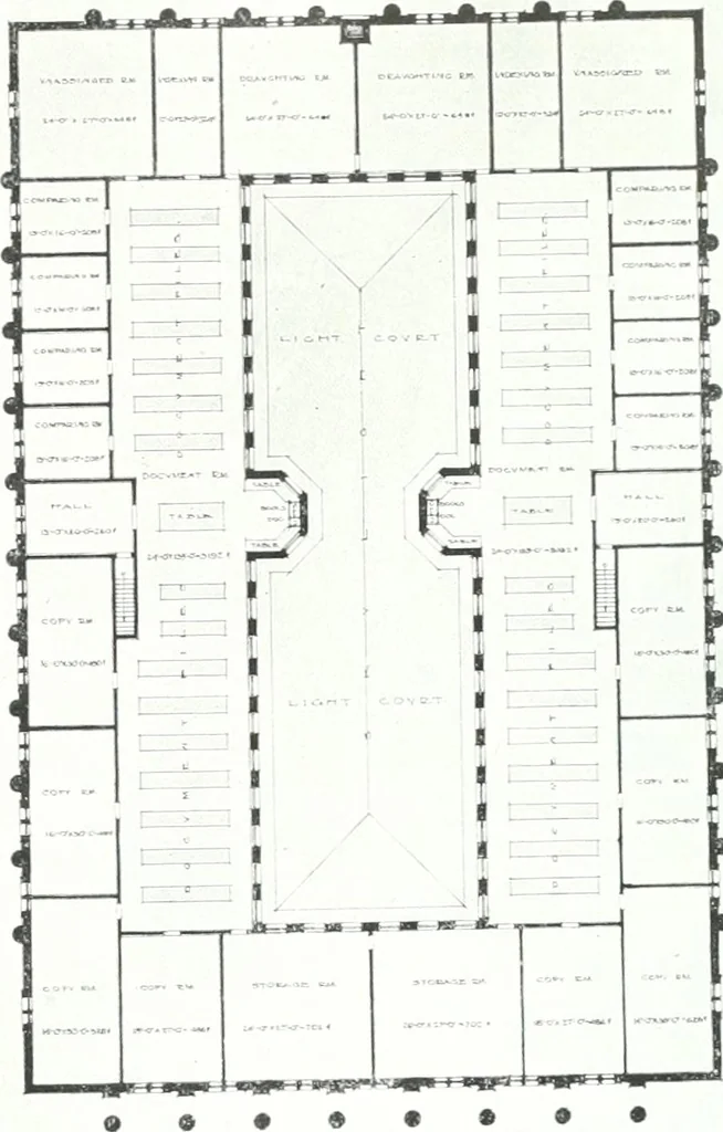 An illustration from Construction : a journal for the architectural engineering and contracting interests of Canada, 1913, leaf 478