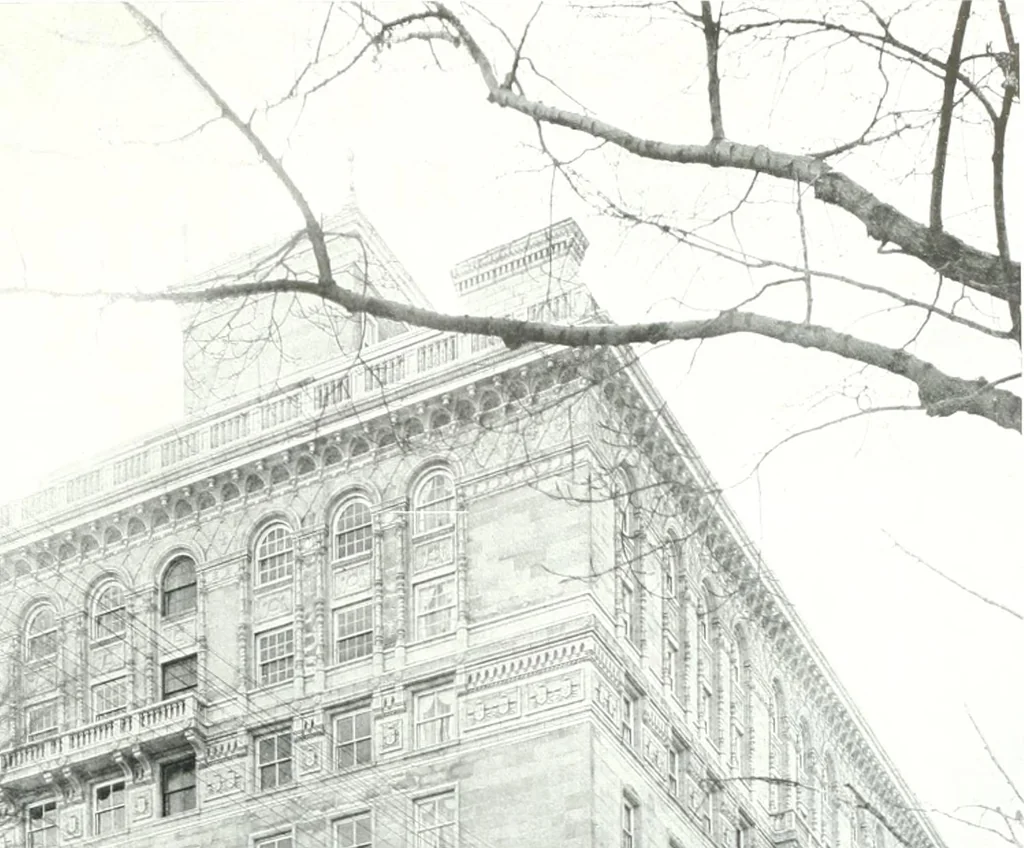 An illustration from Construction : a journal for the architectural engineering and contracting interests of Canada, 1913, leaf 48