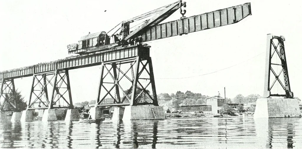 An illustration from Construction : a journal for the architectural engineering and contracting interests of Canada, 1913, leaf 485