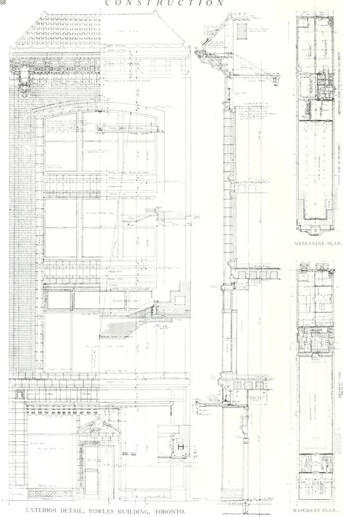 An illustration from Construction : a journal for the architectural engineering and contracting interests of Canada, 1913, leaf 91