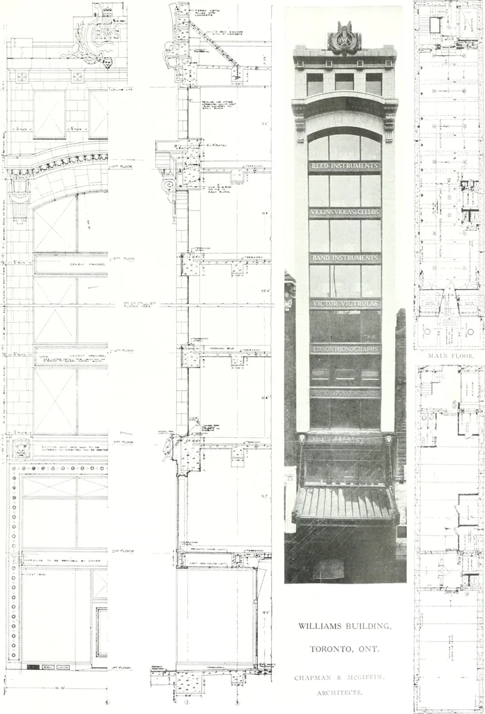 An illustration from Construction : a journal for the architectural engineering and contracting interests of Canada, 1913, leaf 94