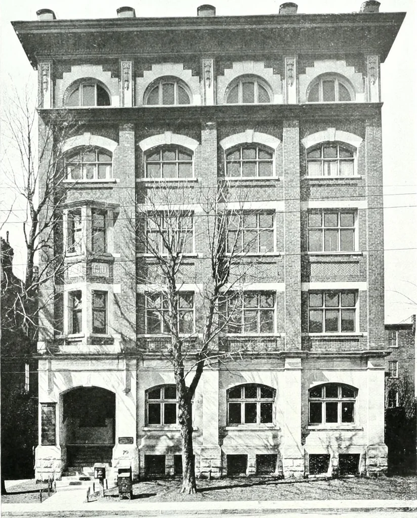 An illustration from Construction : a journal for the architectural engineering and contracting interests of Canada, 1913, leaf 95