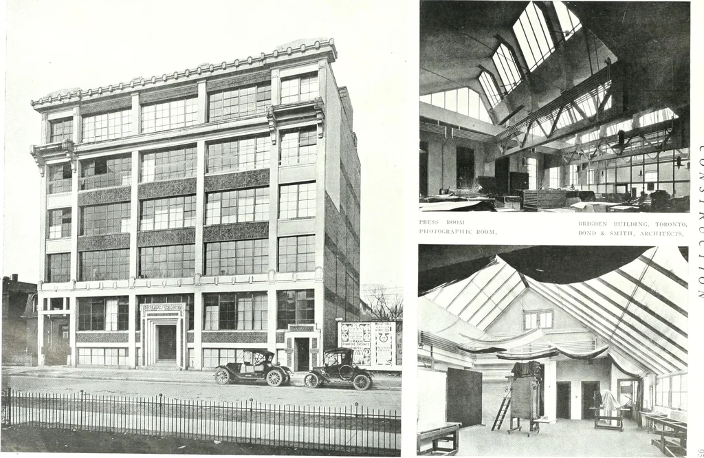 An illustration from Construction : a journal for the architectural engineering and contracting interests of Canada, 1913, leaf 98