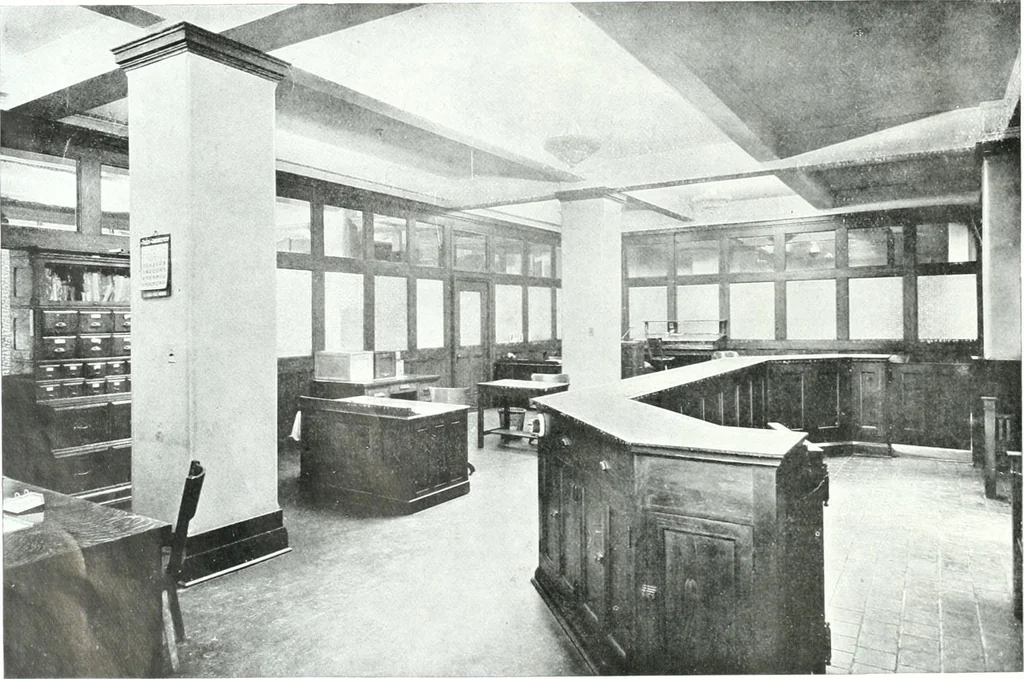An illustration from Construction : a journal for the architectural engineering and contracting interests of Canada, 1913, leaf 99