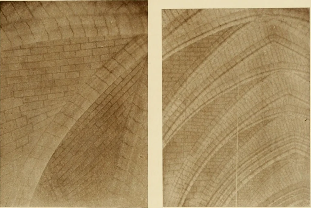 An illustration from The construction of Lombard and Gothic vaults, 1911, leaf 24