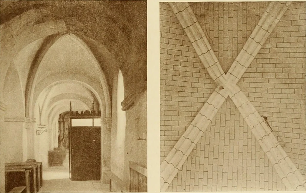 An illustration from The construction of Lombard and Gothic vaults, 1911, leaf 24