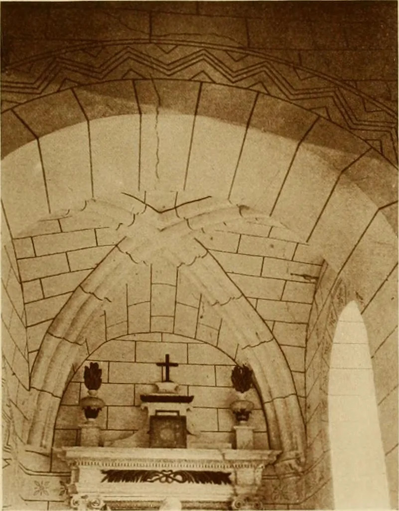 An illustration from The construction of Lombard and Gothic vaults, 1911, leaf 26