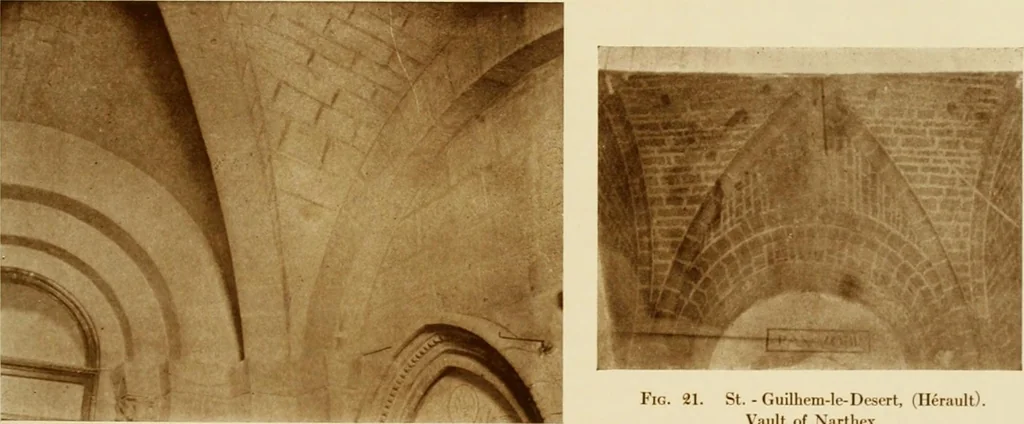 An illustration from The construction of Lombard and Gothic vaults, 1911, leaf 30