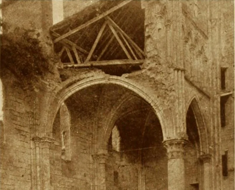 An illustration from The construction of Lombard and Gothic vaults, 1911, leaf 38