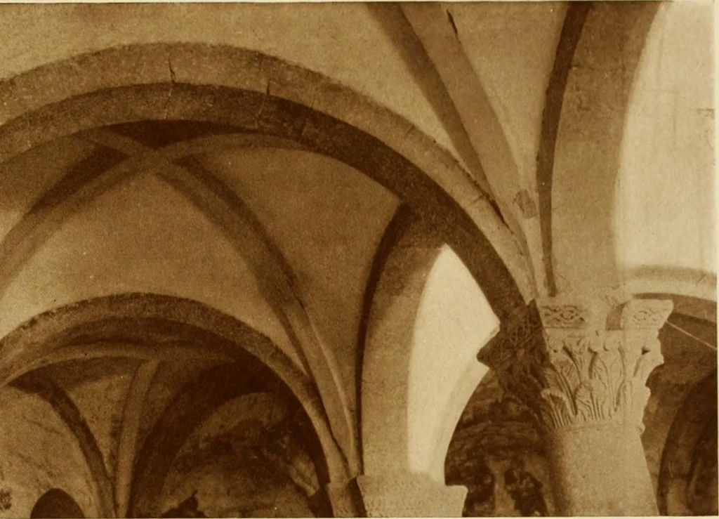 An illustration from The construction of Lombard and Gothic vaults, 1911, leaf 64