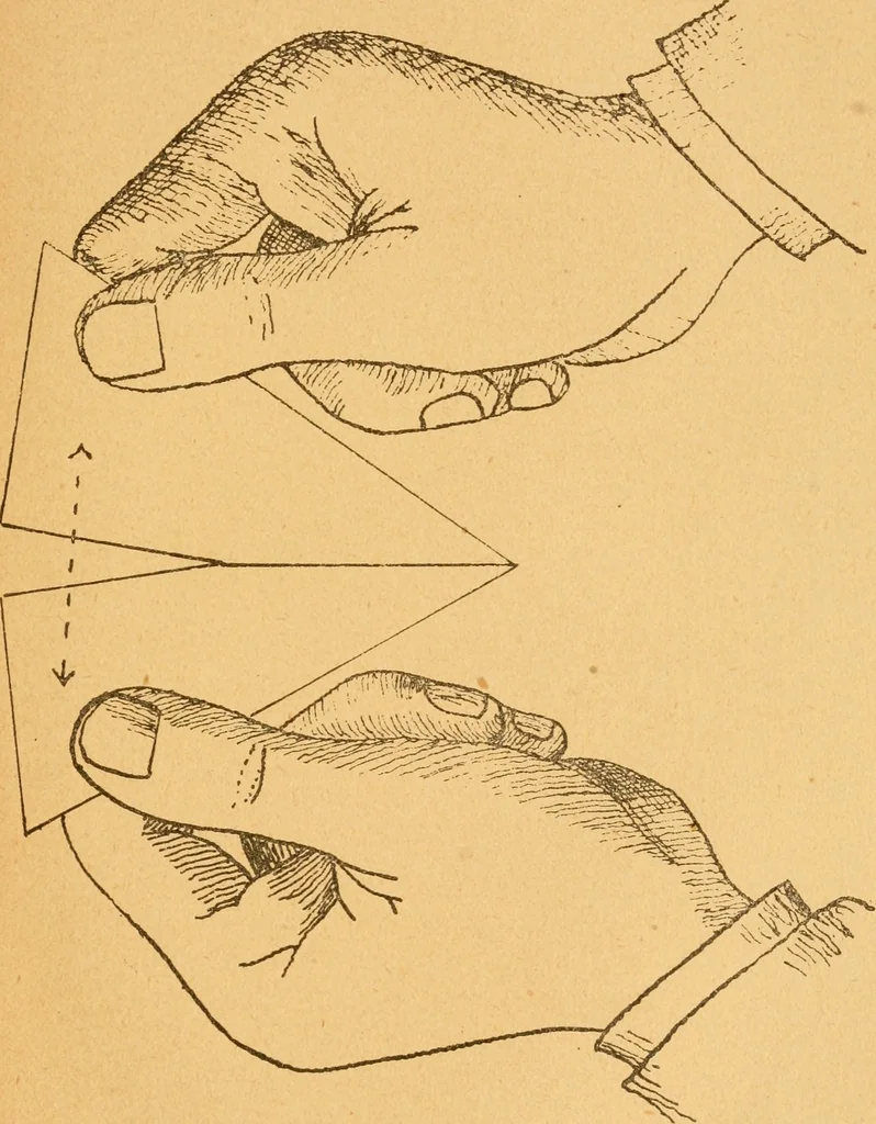 An illustration from Construction work in cardboard and paper for grades I to IV, without the use of tools; with a course in woodwork for the fifth grade, 1900, leaf 14