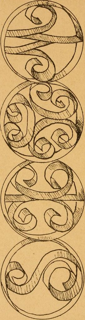An illustration from Construction work in cardboard and paper for grades I to IV, without the use of tools; with a course in woodwork for the fifth grade, 1900, leaf 39