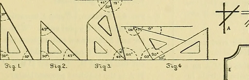 An illustration from Constructive drawing. A text-book for home instruction, high schools, manual training schools, technical schools and universities, 1904, leaf 16