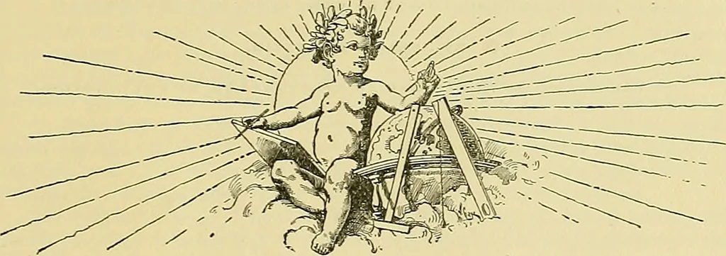 An illustration from Constructive drawing. A text-book for home instruction, high schools, manual training schools, technical schools and universities, 1904, leaf 4