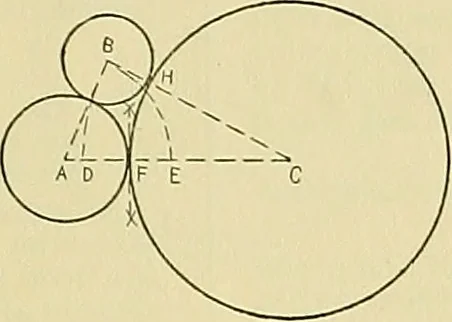An illustration from Constructive drawing. A text-book for home instruction, high schools, manual training schools, technical schools and universities, 1904, leaf 46
