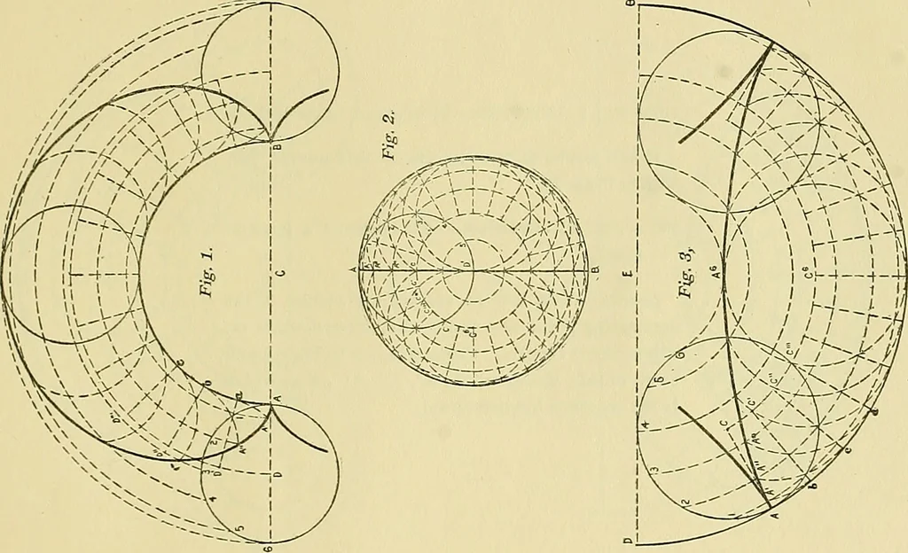 An illustration from Constructive drawing. A text-book for home instruction, high schools, manual training schools, technical schools and universities, 1904, leaf 70