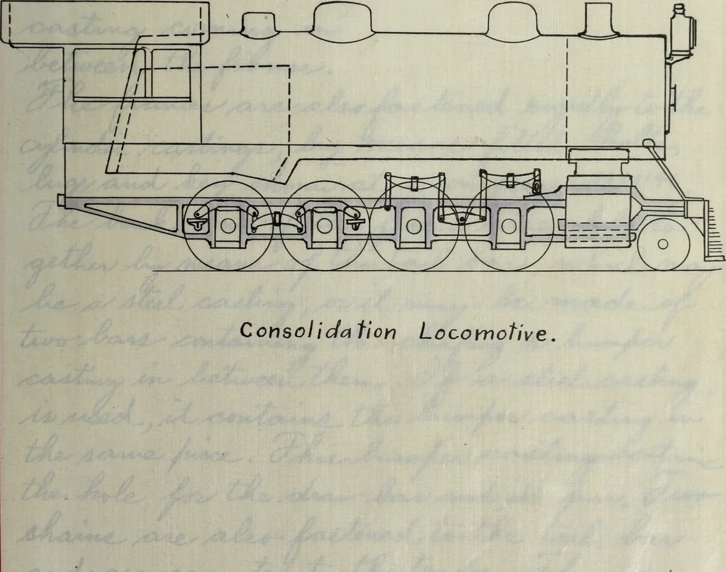 An illustration from Constructive features of the American locomotive, 1906, leaf 308