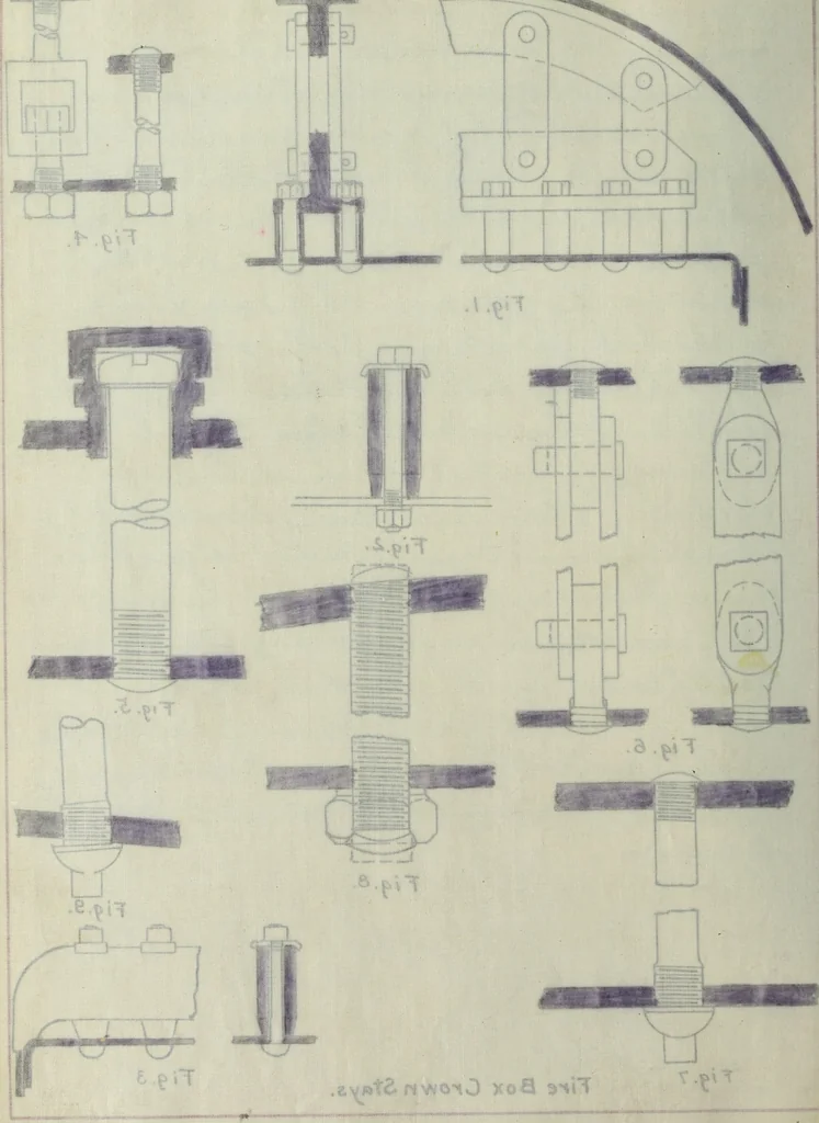 An illustration from Constructive features of the American locomotive, 1906, leaf 71