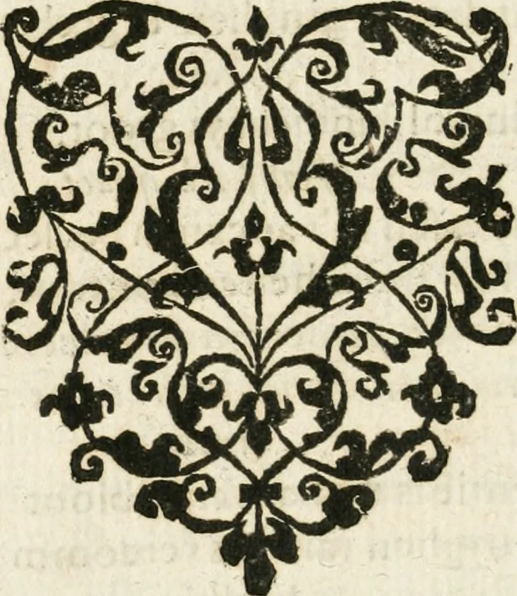 An illustration from Const-thoonende juweel, by de loflijcke stadt Haerlem, ten versoecke van Trou moet blijcken, in't licht gebracht : waer inne duydelick verclaert ende verthoont wordt alles wat den mensche mach wecken om den armen te troosten, ende zijnen naesten by te staen : in tvvaelf spelen van sinne, soo veel intreden, refereynen ende liedekens ghestelt in redenrijck naer de volgende voorgegevene caerte van 'tSpeel-korenken, 1607, leaf 415
