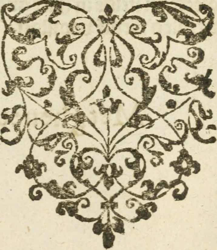 An illustration from Const-thoonende juweel, by de loflijcke stadt Haerlem, ten versoecke van Trou moet blijcken, in't licht gebracht : waer inne duydelick verclaert ende verthoont wordt alles wat den mensche mach wecken om den armen te troosten, ende zijnen naesten by te staen : in tvvaelf spelen van sinne, soo veel intreden, refereynen ende liedekens ghestelt in redenrijck naer de volgende voorgegevene caerte van 'tSpeel-korenken, 1607, leaf 464