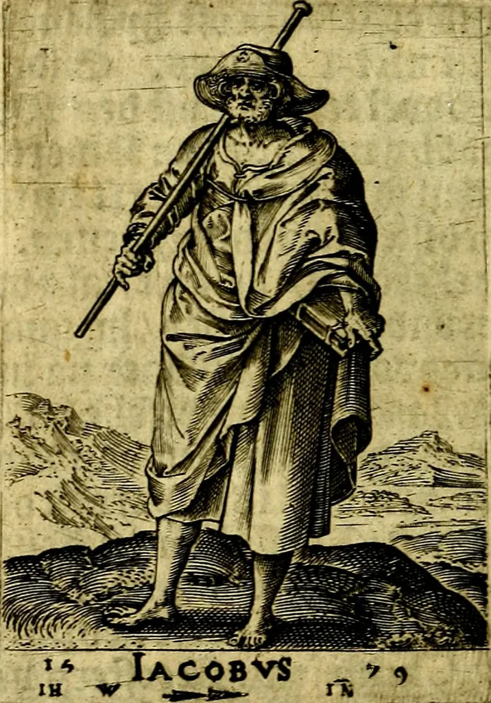 An illustration from Const-toonneel, inhoudende de beschrijvinghe ende XL. heerlijcke afbeeldindinghen onses Heeren Jesu Christi, met sijne apostelen, ende evangelisten, midtsgaders de hooft-deuchden ende ondeuchden. Ende ten laetsten de seven planeten. In coper gesneden door Johannis Wierix. De beschrijvinge is vergadert wt de H. Schrift ende soander soermaerde autheuren tot stichtinghe ende soermakinghe aller menschen, door N.D.C, 1609, leaf 23