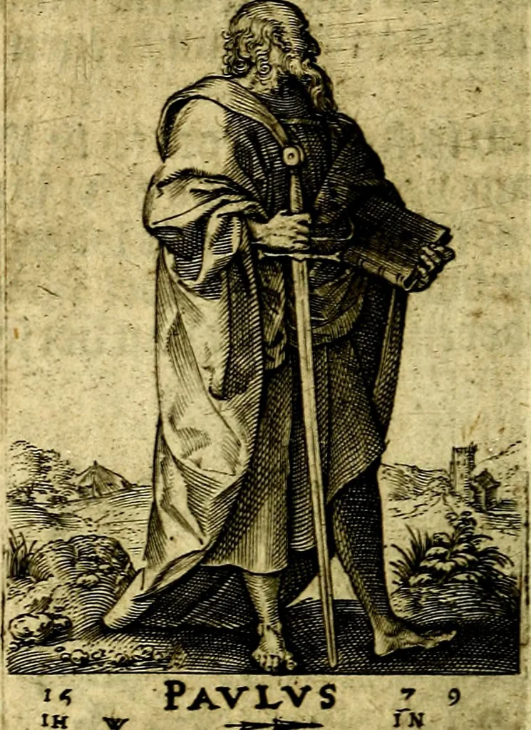 An illustration from Const-toonneel, inhoudende de beschrijvinghe ende XL. heerlijcke afbeeldindinghen onses Heeren Jesu Christi, met sijne apostelen, ende evangelisten, midtsgaders de hooft-deuchden ende ondeuchden. Ende ten laetsten de seven planeten. In coper gesneden door Johannis Wierix. De beschrijvinge is vergadert wt de H. Schrift ende soander soermaerde autheuren tot stichtinghe ende soermakinghe aller menschen, door N.D.C, 1609, leaf 45