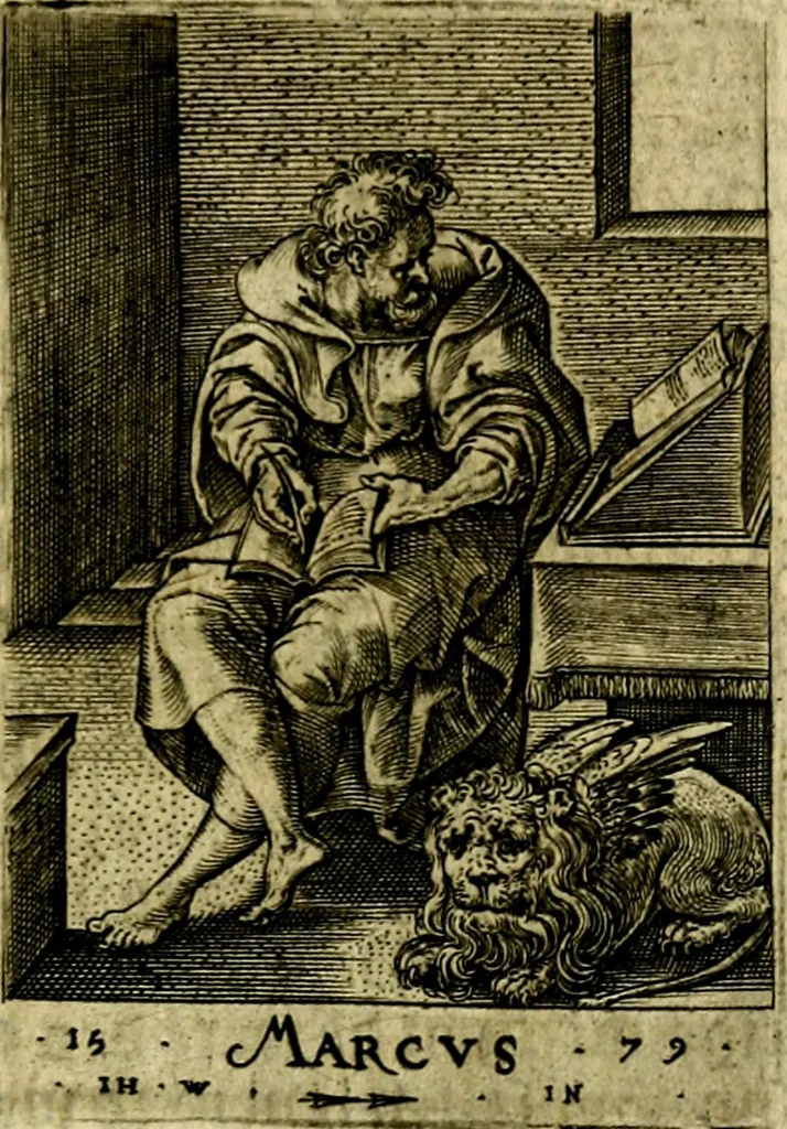 An illustration from Const-toonneel, inhoudende de beschrijvinghe ende XL. heerlijcke afbeeldindinghen onses Heeren Jesu Christi, met sijne apostelen, ende evangelisten, midtsgaders de hooft-deuchden ende ondeuchden. Ende ten laetsten de seven planeten. In coper gesneden door Johannis Wierix. De beschrijvinge is vergadert wt de H. Schrift ende soander soermaerde autheuren tot stichtinghe ende soermakinghe aller menschen, door N.D.C, 1609, leaf 52