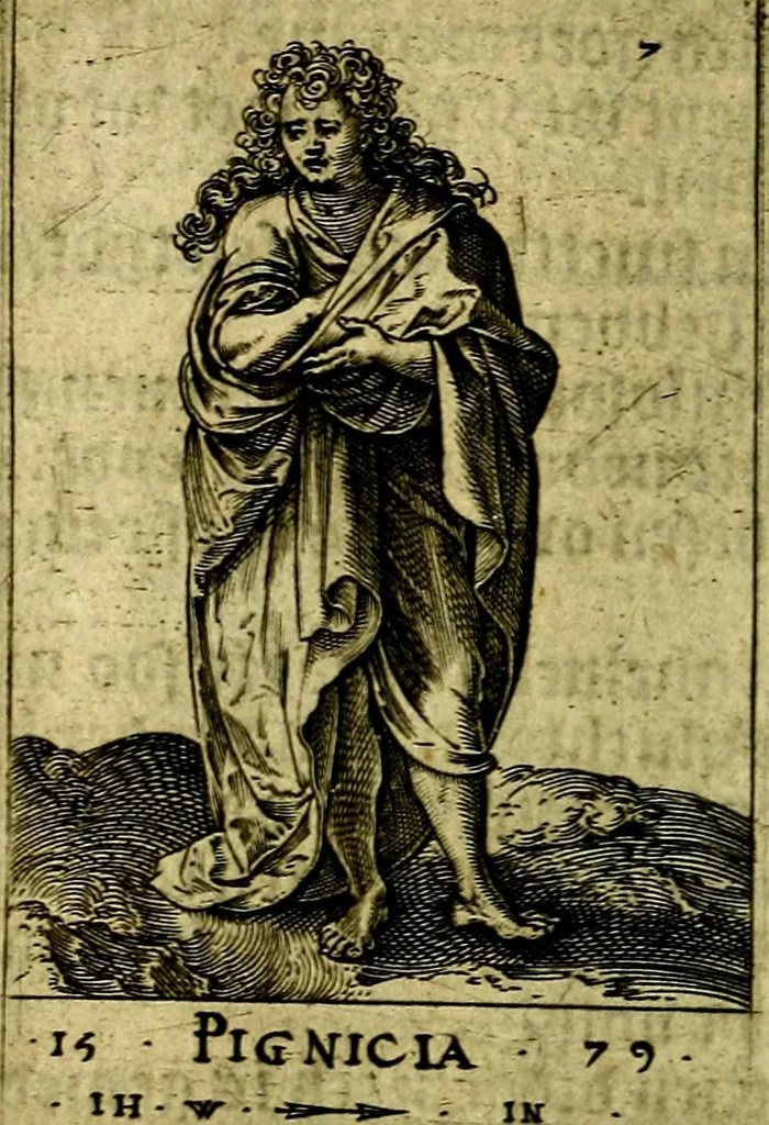 An illustration from Const-toonneel, inhoudende de beschrijvinghe ende XL. heerlijcke afbeeldindinghen onses Heeren Jesu Christi, met sijne apostelen, ende evangelisten, midtsgaders de hooft-deuchden ende ondeuchden. Ende ten laetsten de seven planeten. In coper gesneden door Johannis Wierix. De beschrijvinge is vergadert wt de H. Schrift ende soander soermaerde autheuren tot stichtinghe ende soermakinghe aller menschen, door N.D.C, 1609, leaf 89