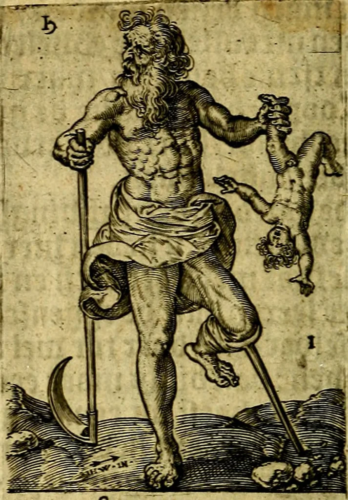 An illustration from Const-toonneel, inhoudende de beschrijvinghe ende XL. heerlijcke afbeeldindinghen onses Heeren Jesu Christi, met sijne apostelen, ende evangelisten, midtsgaders de hooft-deuchden ende ondeuchden. Ende ten laetsten de seven planeten. In coper gesneden door Johannis Wierix. De beschrijvinge is vergadert wt de H. Schrift ende soander soermaerde autheuren tot stichtinghe ende soermakinghe aller menschen, door N.D.C, 1609, leaf 99