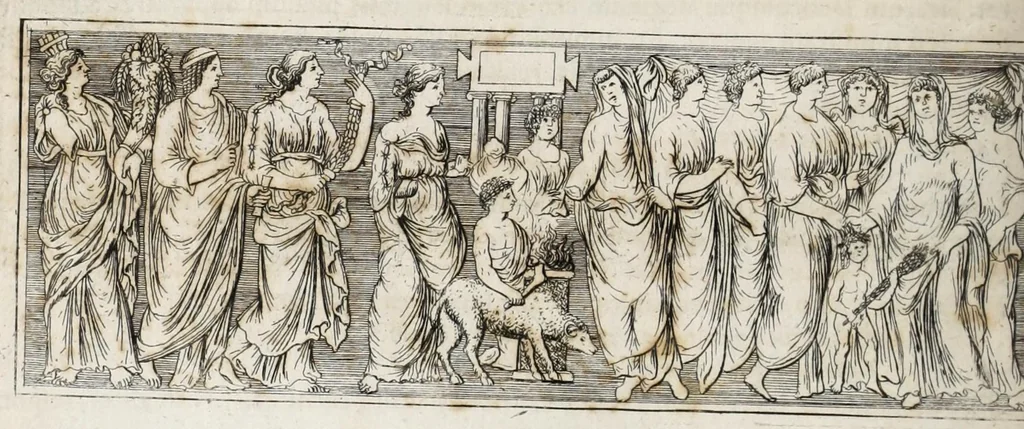 An illustration from Contemplatio gemmarum quarundam dactyliothecae Gorlaei, ante biennium & auctae, & illustratae, 1697, leaf 34