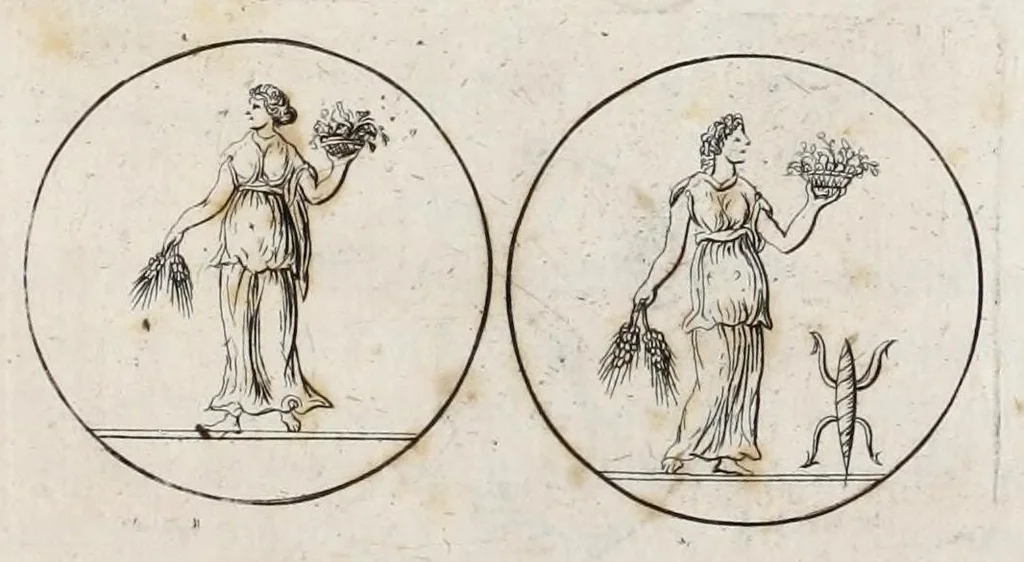An illustration from Contemplatio gemmarum quarundam dactyliothecae Gorlaei, ante biennium & auctae, & illustratae, 1697, leaf 39