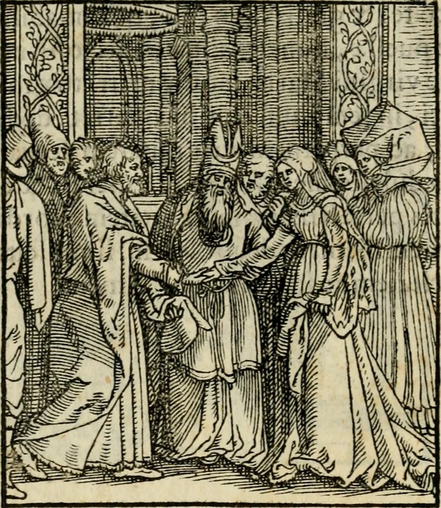 An illustration from Contemplatio totivs vitae et passionis Domini Nostri Iesv Christi, 1557, leaf 13