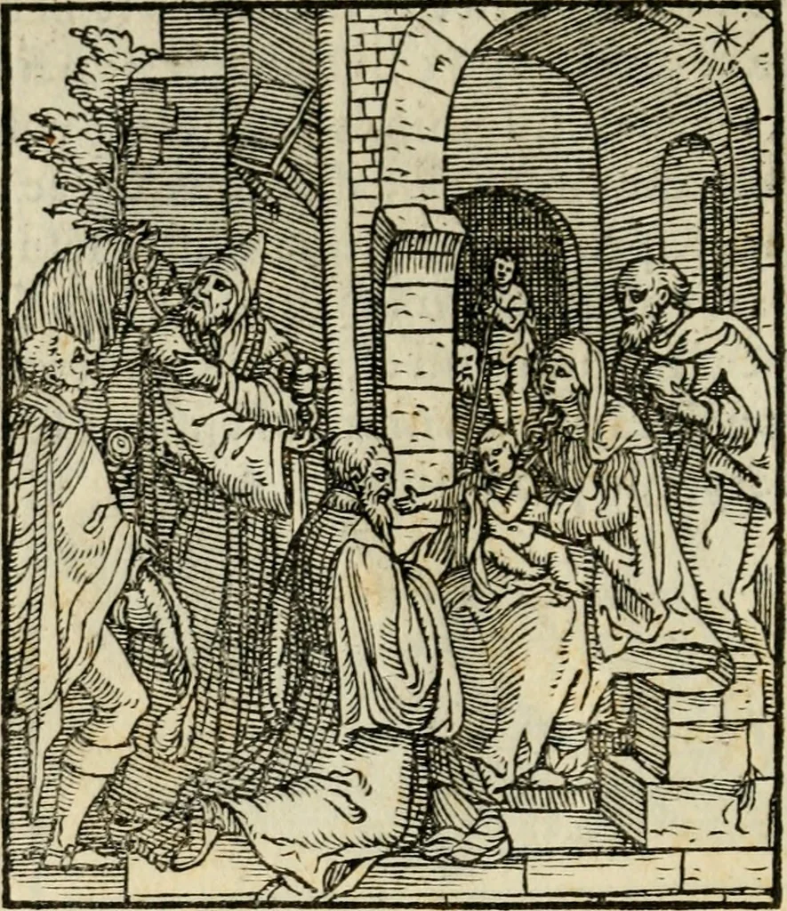 An illustration from Contemplatio totivs vitae et passionis Domini Nostri Iesv Christi, 1557, leaf 25