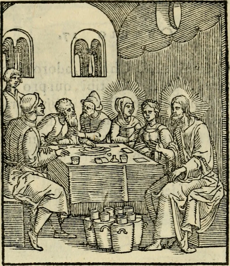 An illustration from Contemplatio totivs vitae et passionis Domini Nostri Iesv Christi, 1557, leaf 41