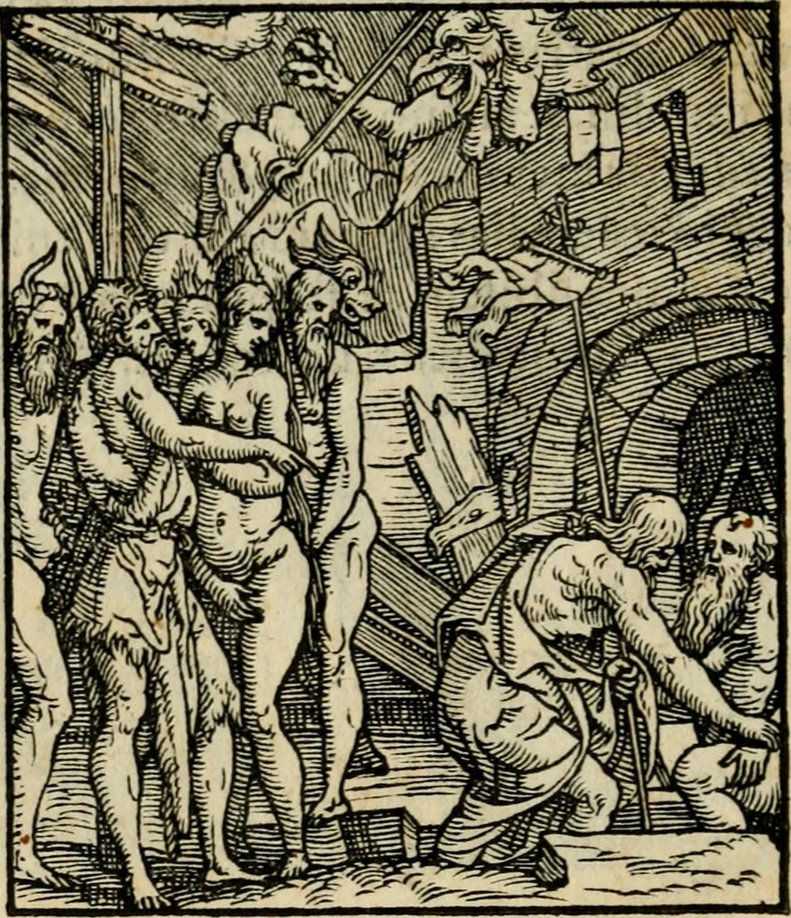An illustration from Contemplatio totivs vitae et passionis Domini Nostri Iesv Christi, 1557, leaf 87
