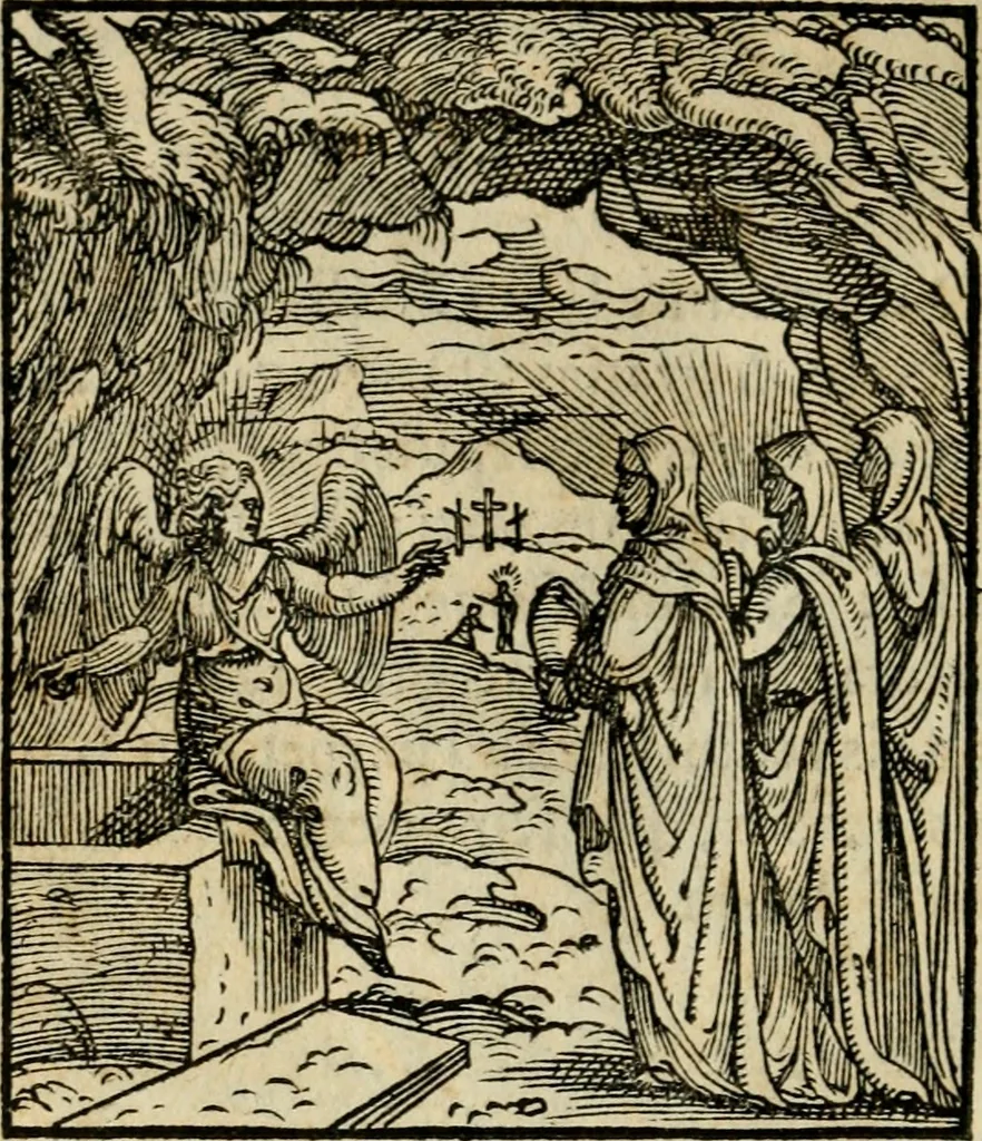 An illustration from Contemplatio totivs vitae et passionis Domini Nostri Iesv Christi, 1557, leaf 91