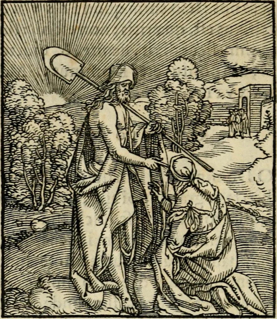 An illustration from Contemplatio totivs vitae et passionis Domini Nostri Iesv Christi, 1557, leaf 93