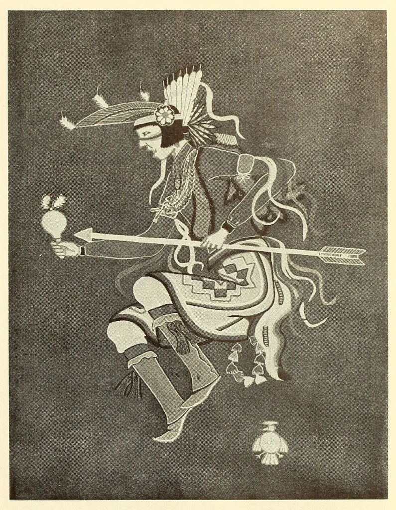 An illustration from Contemporary American Indian paintings from the Margretta S. Dietrich collection, 1900, leaf 11