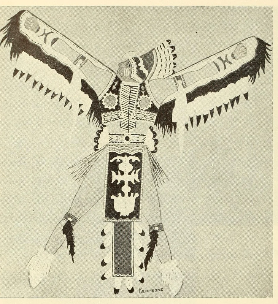 An illustration from Contemporary American Indian paintings from the Margretta S. Dietrich collection, 1900, leaf 16