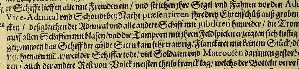 An illustration from Continuatio Americae, das ist: Forsetzung der Historien von der Newen Welt, oder Nidergängischen Indien, waran es auff diese Zeit noch anhero ermangelt. : Darinnen erstlich ein sattsame vnd gründtliche Beschreibung dess Newen Engellandts, welches die Englische das new erfundene Landt nennen, so bisscher noch nicht an Tag kommen. Zum andern, ein aussführlichere Erzehlung von Beschaffenheit der Landtschafften Virginia, Brasilia, Guiana, vnd Insul Bermuda, deren man bisshero schlechte vnd vnvollkommene Wissenschafft gehabt. Drittens, gantz newer aber doch warhafftiger Bericht, von dem bissher noch vnerkanten grossen Theil dess Erdekreises, Terra Australis oder Incognita, daruon noch in keiner Reise Schiffarth meldung beschehen. Sampt allem dem jenigen, was in einer vnd andern beschriebenen Landtschafft, nichts auss gescheiden, denckwürdigs zu sehen, vnd mit Luft vnd Verwunderung anzuhören. Am Ende ist vmb Gleichheit der Materien willen, hierbey gefügt ein weitläufftiger Discurs, wie die Statt S. Saluator vnnd Baia in gewunnen worden. Alles mit beygefügten Kupfferstücken vnd zu gehörigen gantz newen luftigen Landtschafften, erläutert vnd geziert, auch biss auff das 1627. Jahr continuirt, 1627, leaf 116